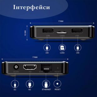 Smart TV X98Q 2 / 16Gb ( Amlogic S905W2, ARM Cortex A35, Android 11, 1.8G )