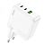 СЗУ-USB HOCO C115A PD65W+ QC3.0 (1USB/2Type-C) White