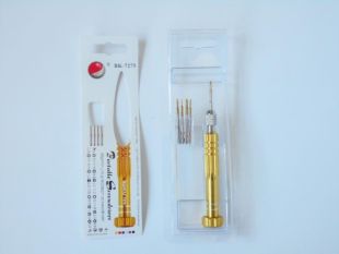 Набор отвёрток BAKU BK-7275-A (T4,T5,T6,звезда 0,8, крест 1.5) (W)