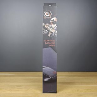 Коврик Gembird MP-GAME-L (в коробке) черный (тканевый,прорезиненный) (400*450мм)