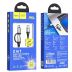 Cable 2 in 1 Type-C/Type-C+iPhone 5 HOCO X50 3A 1m (круглый,тканевый) Grey
