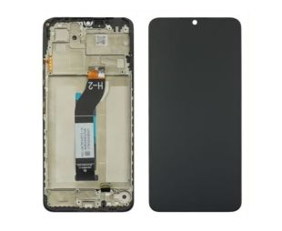 LCD Xiaomi Redmi 13C с черным тачскрином + корпусная рамка REV V-3 GXQC Service Pack (M)