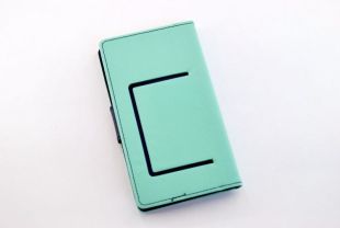 Чехол-книжка 4you Fancy 3,5"-4" aquamarine/dark blue универсальная "Акционная цена"