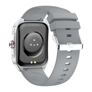 Часы Smart Watch 4you VIBE (1.95",AMOLED 410*502,VA,300mAh,Звонки,Metal,12мес гарант) Silver/Grey