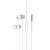 Гарнитура HOCO M110 (микрофон,круглый шнур) Silver