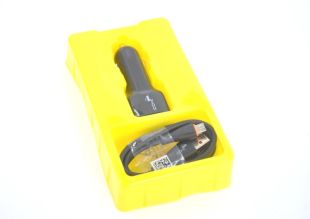 АЗУ 4you B1 (2100mAh - 100%, Long, 2 USB, Exclusive design) Black + Micro USB