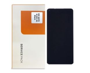 LCD Xiaomi Redmi Note 9 / Redmi 10X 4G із чорним тачскрином Service Pack (M) 