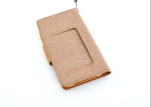 Чохол-книжка 4you Canvas 3,5 "- 4" brown універсальна "Акційна ціна"
