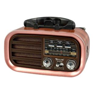 Радиоприемник Golon RX-BT638 (USB+SD) Brown
