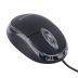 Миша провідна Gemix GM-105 (з прозорою вставкою) Black