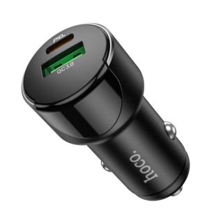 АЗП-USB HOCO Z42 PD+QC3 20W (1 Type-C/1 Usb) Black