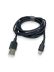 Usb-cable Micro USB 4you Dnister black (2.4A, Silicon Perfect, 1.5m) - Универсальная упаковка