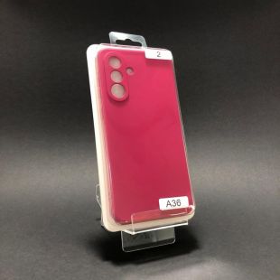 Чохол Samsung A36 Silicon Original FULL №2 Rose red (4you)