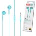 Гарнитура XO EP28 (микрофон,круглый шнур) Mint