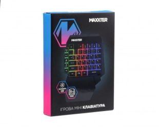 Клавиатура проводная игровая Maxxter KBG-OH-01B-UA Black