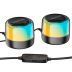 Портативная колонка 2 in 1 BOROFONE BP12 LED (Bluetooth 5.2) Black