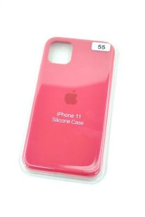 Чехол iPhone X/XS Silicon Case original FULL №55 carmine (4you) "Акционная цена"