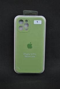 Чохол iPhone 11 Silicon Case original FULL Camera №1 Green (4you)