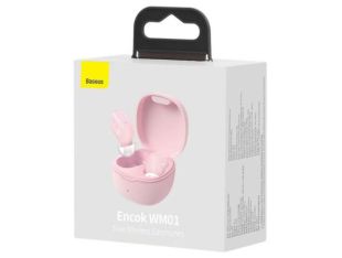 Bluetooth-гарнитура Baseus Encok True Wireless Earphones WM01 NGTW240004 Pink