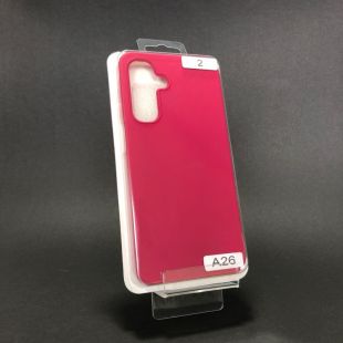 Чехол Samsung A26 Silicon Original FULL №2 Rose red (4you)
