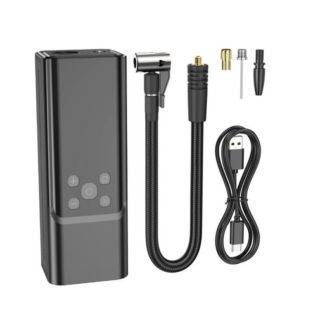 Автомобільний акумуляторний компресор HOCO ZP7 Black (М)