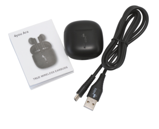 Bluetooth-гарнітура 4you ARA black (BT 5.1, Гарантія 12міс, РРЦ - 763грн) - СМАЧНА ЦІНА!