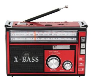 Радіоприймач Golon RX-381 ( USB + SD ) Red
