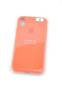 Чехол iPhone XR Silicon Case original FULL №2 persimmon (4you) "Акционная цена"