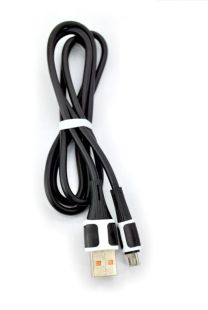 Usb-cable Micro USB 4you Oskol (2.1A) black (тех.пак.)