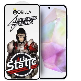 Защитное стекло Samsung A35/A37/A57 GORILLA Anti-Static Black (тех.пак.)