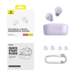 Bluetooth-гарнитура Baseus Bowie E18 True Wireless Earphones Purple A00023800533-00
