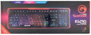 Клавиатура проводная MARVO K629G (USB,с подсветкой) Black