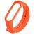 Ремешок на браслет фитнес Xiaomi mi band 5/6/7 Light Orange