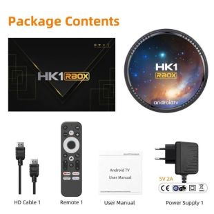Smart TV HK1 RBOX -W2T IR control 4/32GB (AmlogicS905W2,ARM® Cortex™ A35 MP2 GPU,Android 11)