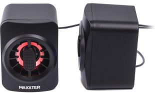 Акустика Maxxter CSP-U005RGB 2.0 (6 Bт) (подсветка) Black