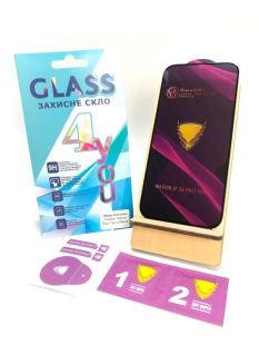 Захисне скло iPhone 16ProMax / iPhone 17ProMax Golden Armor Big Curve Black 4you
