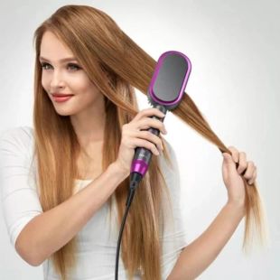 Расческа-выпрямитель для волос HOCO HP44 Rose red