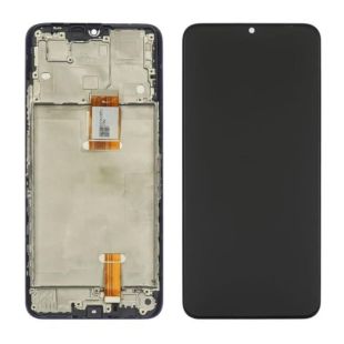 LCD Huawei Honor X7A с черным тачскрином + корпусная рамка (М)