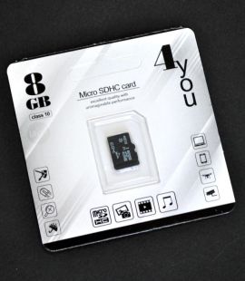 Micro SD 8Gb 4you Class10 без ад. (UHS-1)