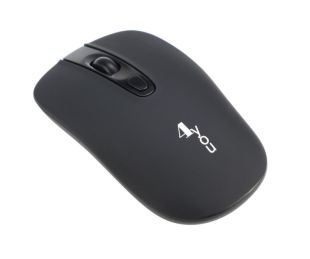 Мышь беспроводная 4you M5 black (АКБ, 2.4G+BT, Type C, 6кн, 12мес гарантия )
