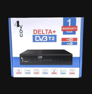 ТВ-Тюнер DVB-T2 4you DELTA+ (Гарантия 12мес, метал, 2usb, GX6705, РРЦ 608грн)