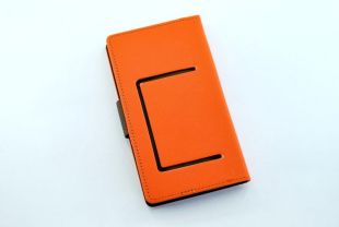 Чехол-книжка 4you Fancy 4,9"-5,3" orange/brown универсальная  "Акционная цена"