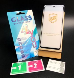 Защитное стекло Xiaomi Redmi 13C(4G) Full Glue 2.5D (0.3mm) Black Люкс 4you