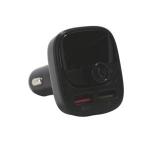 FM модулятор 4you Smart X2 (QC3, 5V/3A, 18W, 2USB, MP3, bt 5.0, Гарантія 12міс) (від 5шт - 5%)