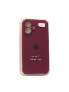 Чехол iPhone 17/18 Silicon Case original FULL Camera №63 burgundy (4you)