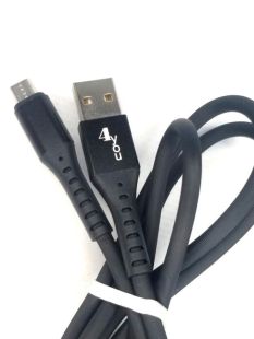 Usb-cable Micro USB 4you Telon black (2.1A) (от10шт - 10%)