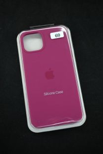 Чехол iPhone 13mini Silicon Case original FULL №69 raspberry (4you) "Акционная цена"