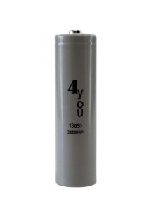 АКБ 18650 4you 3000mAh with metal part (захист від перезаряду)