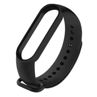 Ремешок на браслет фитнес Xiaomi mi band 5/6/7 Black