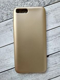 Чехол Samsung A8+/A730 (2018) Silicon Rock Matte gold "Акционная цена"